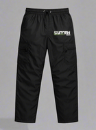 Black/Cargo windbreaker trouser
