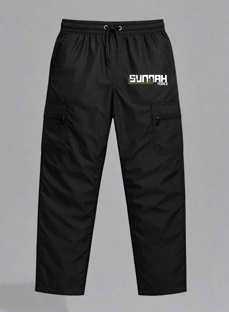 Black/Cargo windbreaker trouser