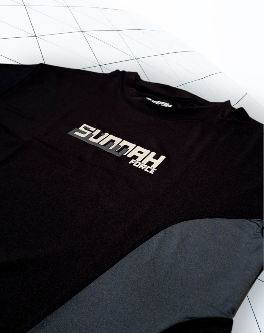 Black/Grey - Tshirt