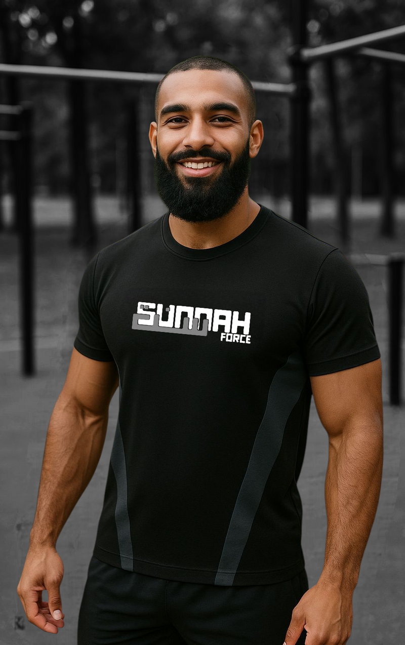 Black/Grey - Tshirt