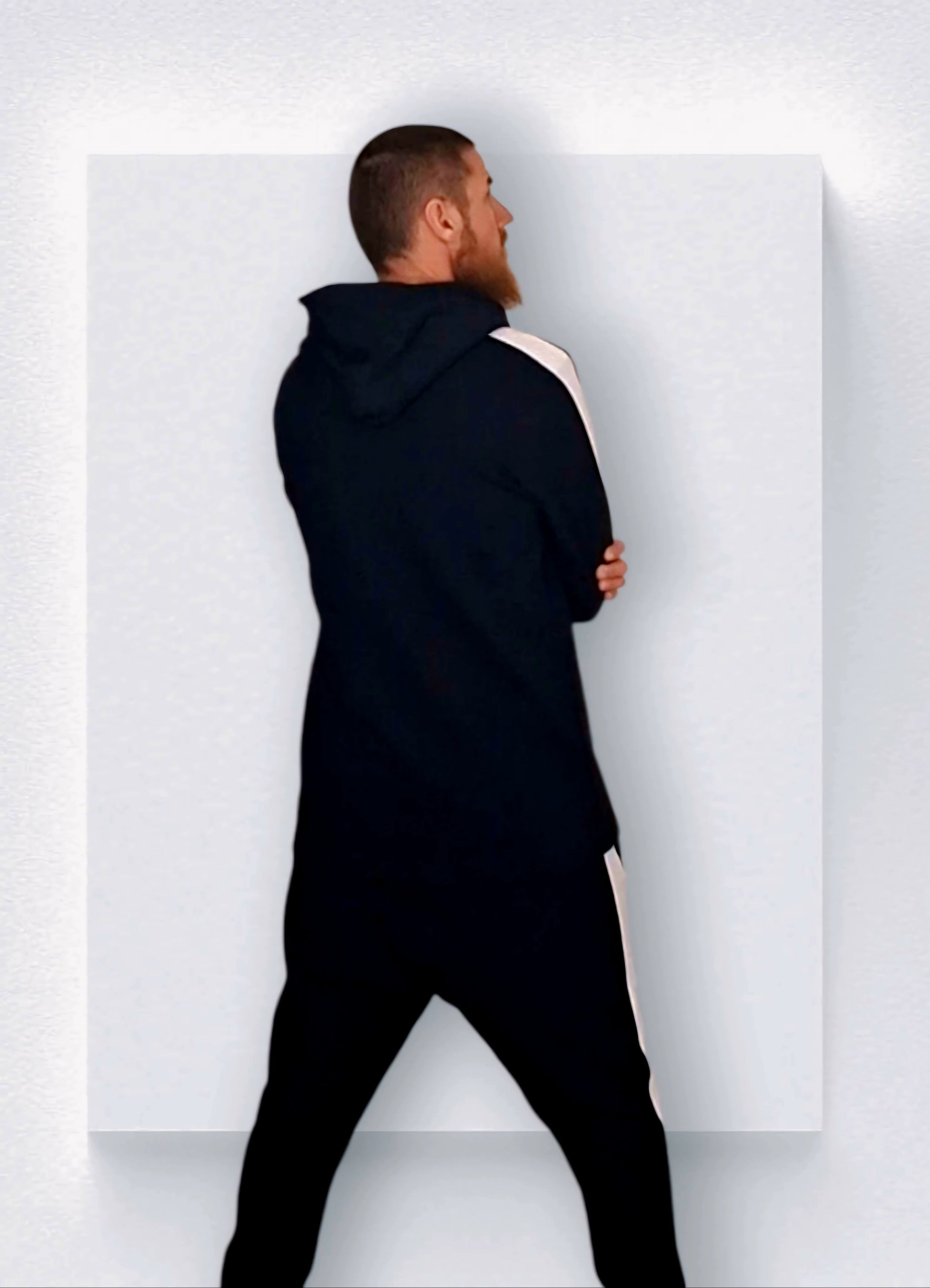 Black/white Jogging-suit