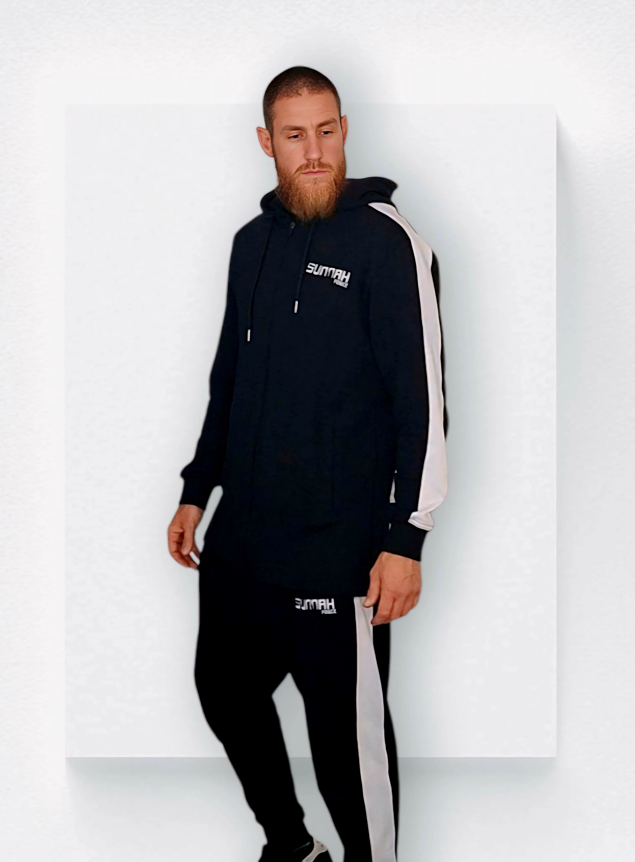 Black/white Jogging-suit