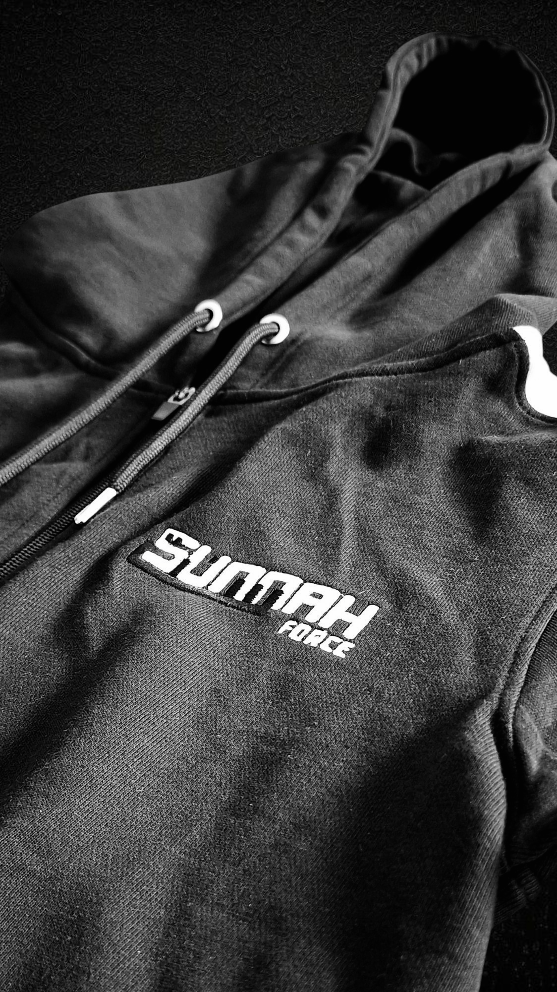 Black/white – Hoodie