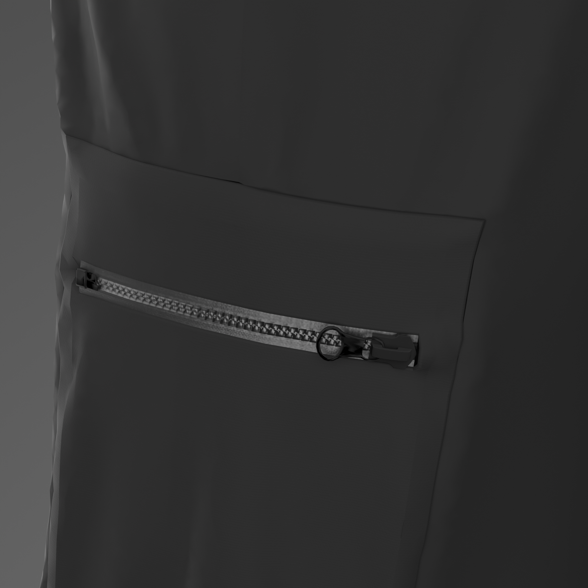 Black/Cargo windbreaker trouser