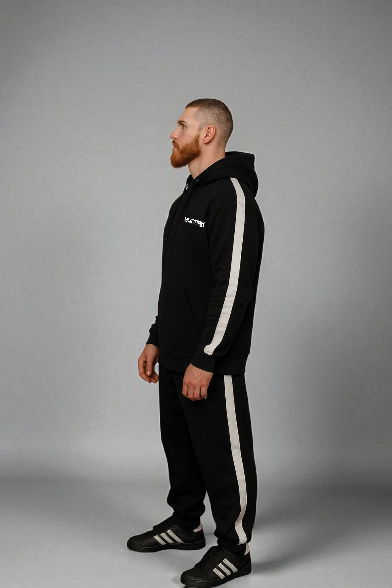 Black/white Jogging-suit