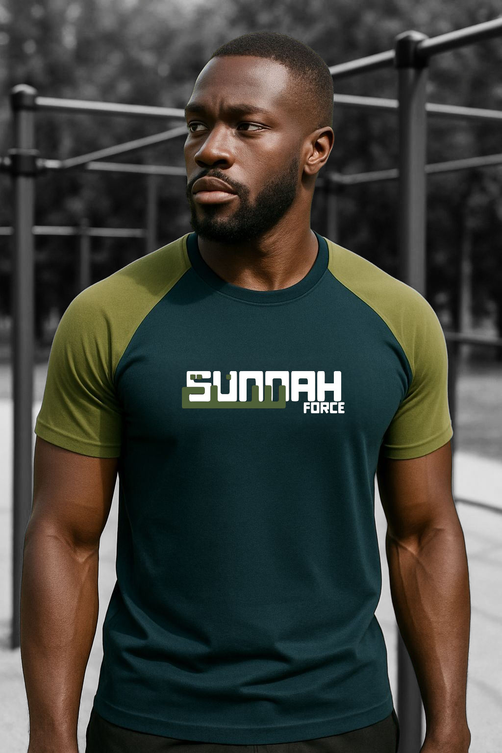 Black/Green – Tshirt