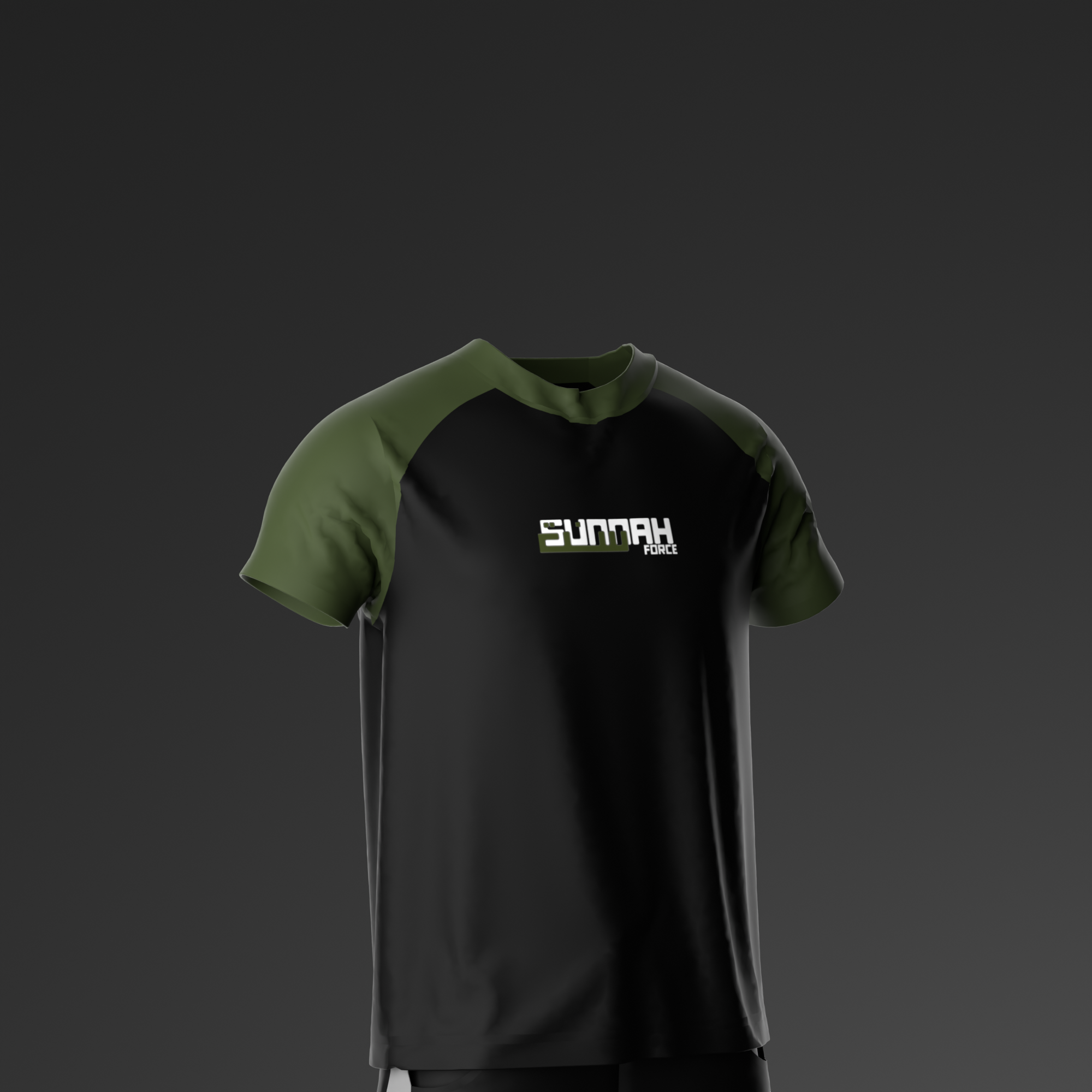 Black/Green – Tshirt