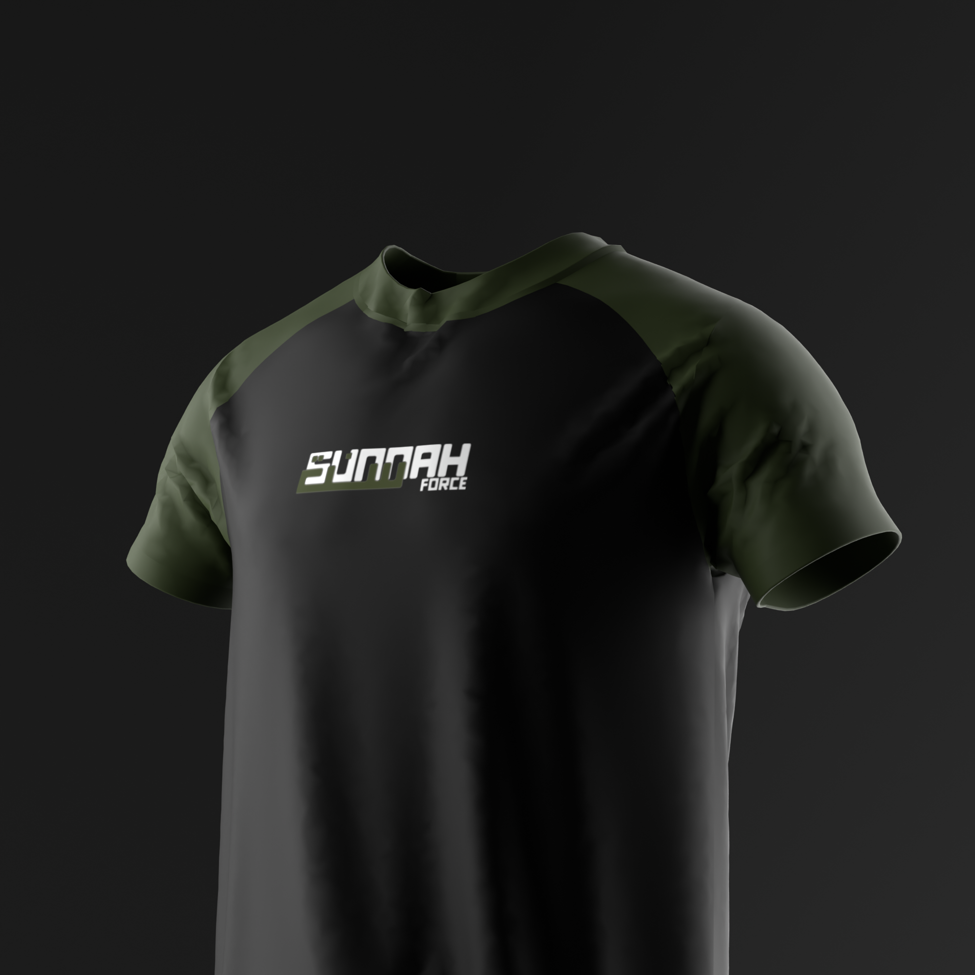 Black/Green – Tshirt