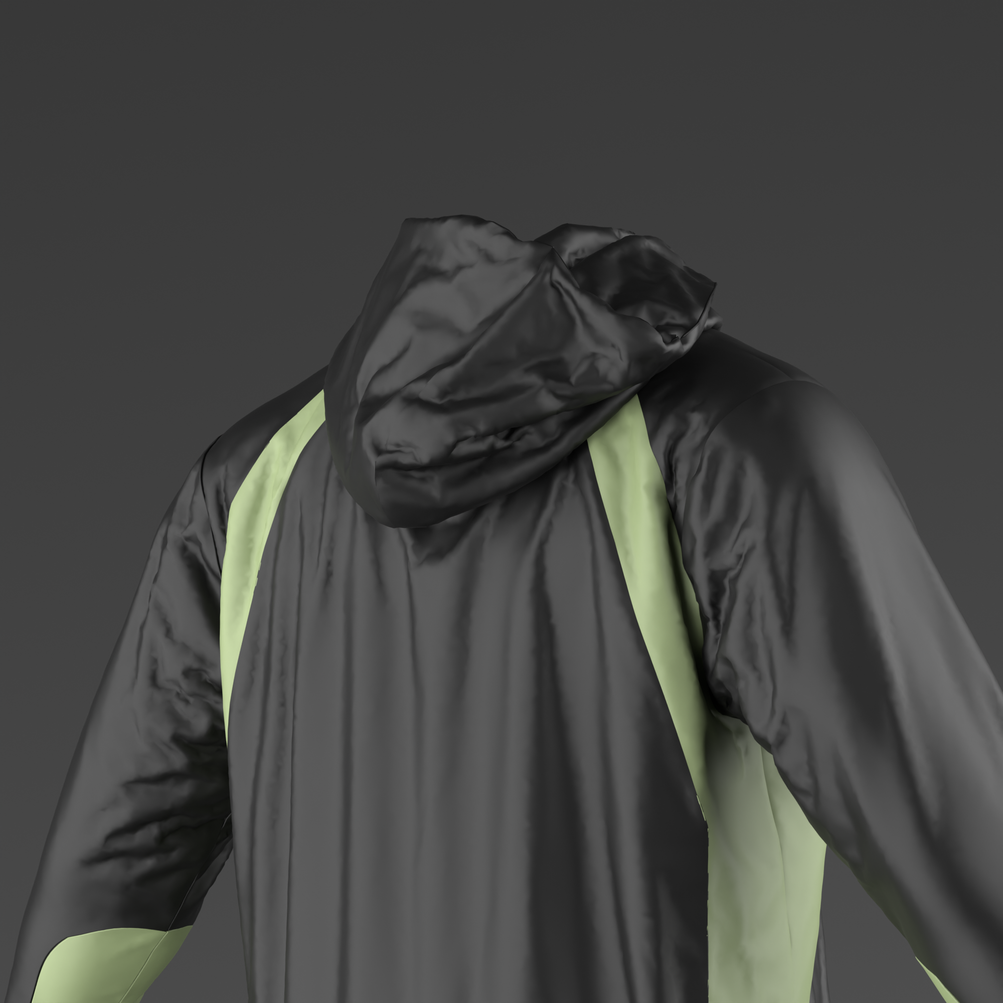 Black/green – Hoodie